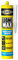 Bostik Legno Max Transparent innovativo adesivo per incollare il legno, senza poliuretani, extra forte e impermeabile, cartuccia 320g Trasparente