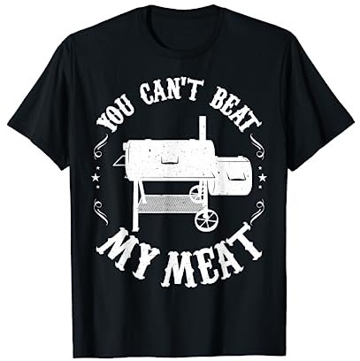 Lustiges BBQ Pit Reverse Flow Smoker Zubehör Papa Grill T-Shirt