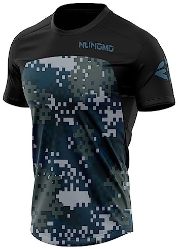 Herren Mountainbike MTB Top Kurzarm Atmungsaktiv Bequem Weich Feuchtigkeitstransport Radtrikot?Kurzarmtrikot Für MTB Rennrad/Multisport/Fitness/rocknend (TYP-8,4XL)