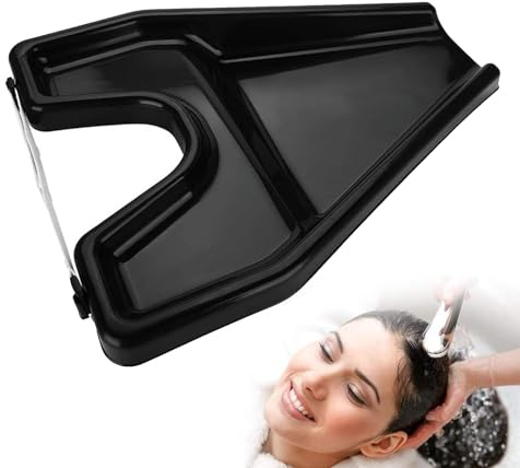 Bandeja Portátil para Lavado de Cabello para Pacientes con Diseño Ergonómico, Drenaje Directo, Hecha de Material Duradero