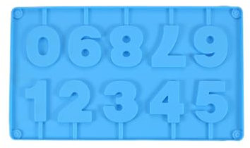 Silikon Backform 1PC Silikon Lutscher Schokolade Keksform Kuchen Backform Pralinenform (Color : Blue)