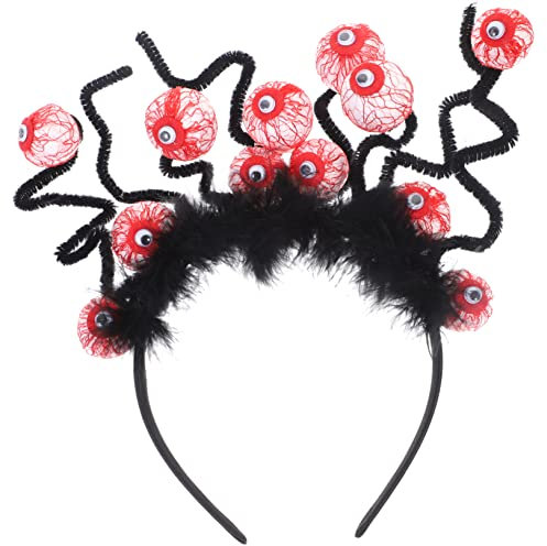 FRCOLOR Halloween Augen Haarreif Kreative Cosplay Haarschmuck Für Partys Und Festivals Bequemer Und Stilvoller Haaraccessoire Für Halloween-dekorationen