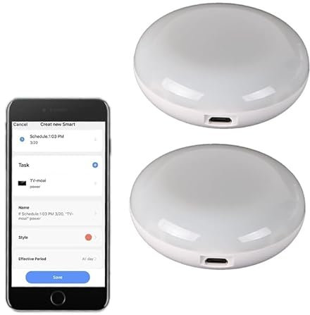 Telecomando IR Smart, Hub WiFi Controllo IR Universale, Automazione Casa Intelligente, Compatibile con ALEXA,tuya smartlife app (2 Pack)