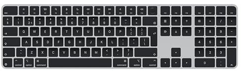 Apple Magic Keyboard avec Touch ID et pavé numérique pour Les Mac avec Puce Apple - Néerlandais - Touches Noires 