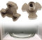 PYEUIFT 2 Pezzi Microonde Piatto Girevole Accoppiatore Forno Supporto della Guida del Rullo della Microonde Accoppiatore per Giradischi Un Microonde Universali per Vassoio Piattaforma Microonde