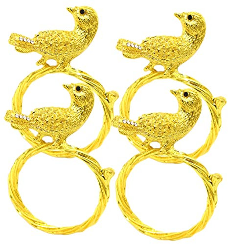 IMIKEYA Vogel-serviettenhalter Für Tische Servietten-Party-servietten Für Abendessen 4er-Set