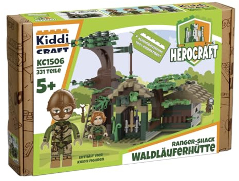 KIDDICRAFT KC1506 Waldläuferhütte - Klemmbausteine