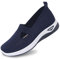 Mocassins Femme Athlétique Ballerines Orthopédique Antidérapante Décontracté Chaussures Marche Bout Rond Baskets Enfiler Tennis Sans Lacet Sneakers de Mode et Sport Chic Fitness Slip on