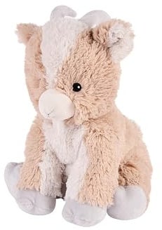 Warmies Goat Plush Toy, Large Size, Fully Microwave Safe and Weighted Cuddly Toy for Anxiety, Cool in the Freezer or Heat in the Microwave, Soft Heat Cushion
