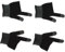 KOCKSHION 1pair Gaming Gloves for Sweaty Hands Lightweight Gloves Carbon Fiber Finger for Enhanced Grip for Mobile Gaming Everyday Use Comfortable Portable Design