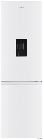 Fridge Freezer 60/40 Frost Free With Water Dispenser, No Frost Fridge Freezer 60cm Wide, Energy Efficient Tall White Refrigerator 186cm Height – RF01FF291W01 [2025]