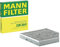 MANN-FILTER CUK 2641 Innenraumfilter/Kabinenluftfilter - Pollenfilter mit Aktivkohle - für Pkw + Transporter