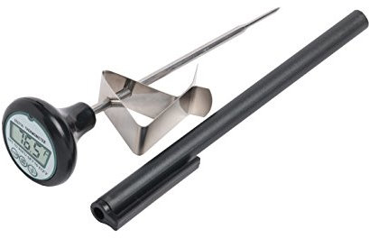 Digital Cooking Candy Liquid Thermometer with Stainless steel Pot Clip, Quick read, Battery Included