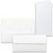 25x Faltkarten Set mit Brief-Umschlägen Kristallweiß (Weiß) - DIN Lang - 21 x 10,5 cm - Premium Qualität - FarbenFroh® von Gustav NEUSER®