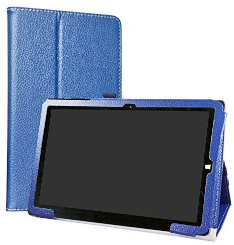 LiuShan Chuwi hi10 X/hibook hi10 pro/hibook hi10 hülle, Folding PU Leder Tasche Hülle Case mit Ständer für 10.1 Chuwi hi10 X/hibook hi10 pro/hibook hi10 Tablet,Blau
