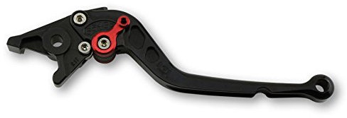 LSL Bremshebel Classic R54R, schwarz/rot, lang (Black)