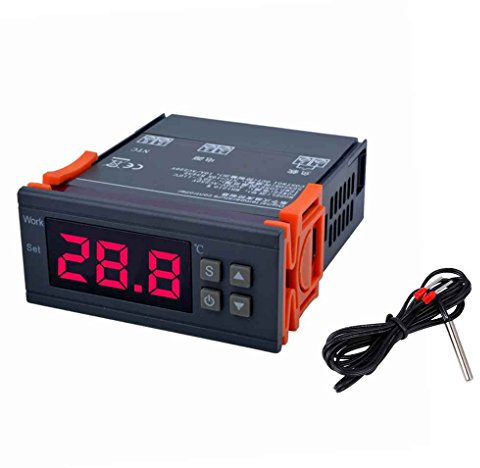 kongnijiwa Controlador de Temperatura MH1210W AC90V-250V Digital -50 a 110 Grados centígrados termopar termostato Refrigeración Regulador de calefacción