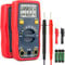AstroAI Multimètre Numérique Portable, Testeur Électrique 4000 AC DC, Ohmmètre Voltmètre Automatique,Testeur de Tension, Courant, Résistance, Continuité, Diode, Capacité, batterie 1.5v / 9v / 12v, NCV