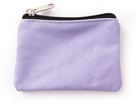 Hibate Canvas Schlüsseletui Schlüsseltasche Schlüsselmäppchen Klein für Herren Damen (Lila)