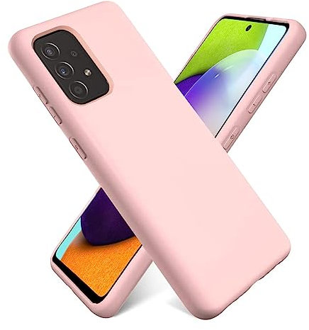 CoolGadget TPU Handyhülle für Samsung Galaxy A72 Silikonhülle, farbige TPU Soft Case mit Grip-Oberfläche, kompatibel mit Samsung Galaxy A72 (6,7 Zoll), Rosa