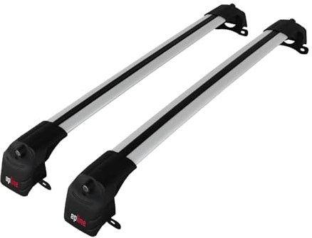 Apline Kompatibel mit Honda CR-V 4 2012-2016 ACE-2 Relingträger Dachträger Auto Gepäckträger Grau Aluminium 2 Stangen