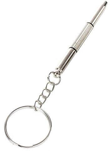 PULABO Mini Cacciavite Occhiali Strumento di Riparazione 3 in 1 Tri-wing Phillips Portatile