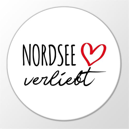 Huuraa Magnet Nordsee verliebt Geschenk 59mm Flaschenöffner Nordsee Geschenkidee