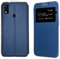 Todobarato24h Funda Compatible con ZTE Blade A51 4G Azul Libro Ventana
