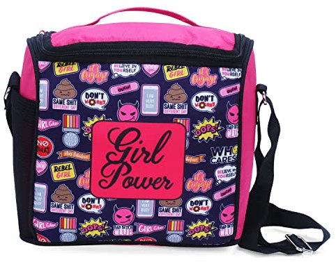 ShopNGift Multicolour Unicorn Insulate Lunch Tiffin Bag for Kids Dream (Girl Power)