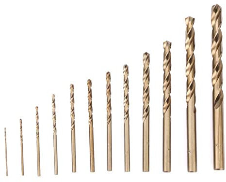 74 Piezas Juego de Brocas M35, Juego de Brocas de Cobalto HSS Brocas para Taladrar en Acero Inoxidable (1,0-8,0 Mm)