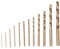 74 Piezas Juego de Brocas M35, Juego de Brocas de Cobalto HSS Brocas para Taladrar en Acero Inoxidable (1,0-8,0 Mm)