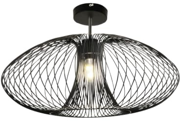 Fabas Luce Deckenleuchte FASSA, E27, IP20, schwarz