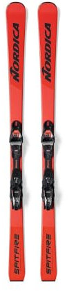 Nordica - Ski-Set Spitfire DC 74 Pro + Bindungen Tpx 12, Rot, Herren – Größe 160 – Rot