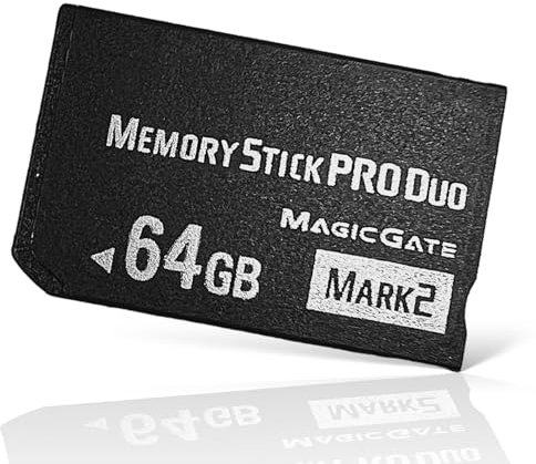 QUMOX 64GB Memory Stick PRO Duo Mark2 – High-Capacity Storage Card Compatible with PSP 1000/2000/3000, Digital Cameras, and Camcorders