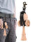Kendama Spielzeugschutz, stilvoller Halter für Kendama Geschicklichkeitsspielzeug, Tragetasche für Erwachsene, anpassbarer Kendama-Halter, edle und kompakte Aufbewahrung für Koordinationsspielzeug,