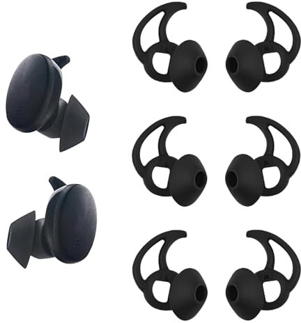TSZYYM 3 Pairs Silicone Replacement Earbud Tips Compatible with Bose QuietComfort Noise Cancelling Earbuds