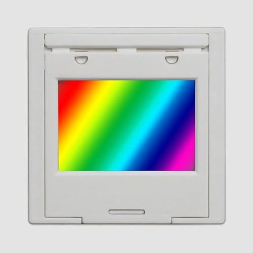 Diffraktionsgitter optisches Gitter Bildungsdemonstration Übertragungsgitter Spektrophotometer holographische Bildgebung 50x50mm(300 Linien 1mm)