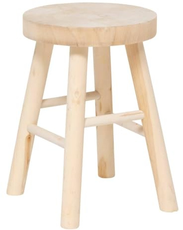 Tabouret d'appoint en Bois Naturel - Atmosphera
