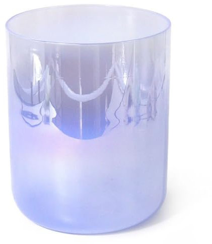 6 Inch Clear Quartz Crystal Singing Bowl, 432Hz Indigo Alchemy Bowl, With Mallet & O-ring, Sound Bowl, For Sound Healing, Therapy, Meditation(A Note)