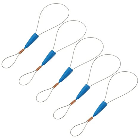 OSALADI 5pcs Electrician Wire Threader Cable Puller Tool Fastener for Wiring Harness Use in Pipe Wall