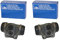2x ATE Radbremszylinder 19,0mm passend für 106 206 206 + Trommelbremse |