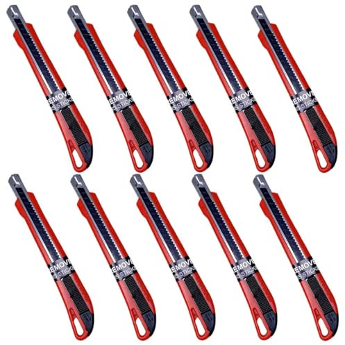 Würth 10x Cuttermesser 9mm inkl. je 1 Abbrechklinge extrem scharf 071566060