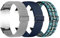 KASESSS 3 Pack Bracelet Tressé Compatibles avec Bracelet Fitbit Charge 6/Bracelet Fitbit Charge 5, Bande de Remplacement pour Femme Hommes, Réglable Sport Elastique Nylon Tressé pour Fitbit Charge 6