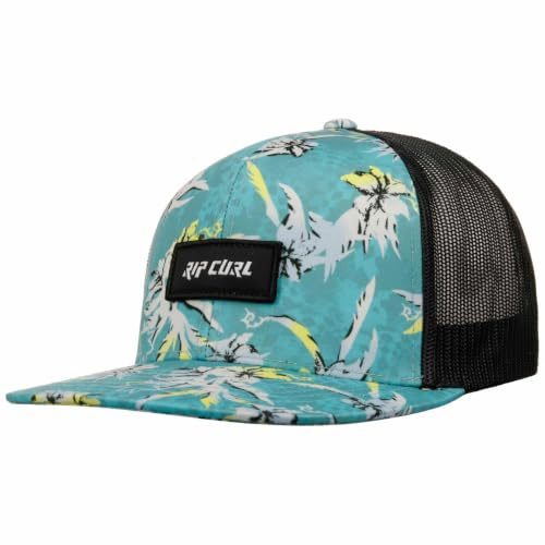 Rip Curl Combo Flowers Trucker Cap Basecap Baseballcap Truckercap Meshcap Flat Brim Snapback Herren - Snapback, mit Schirm, Umschlag, Schirm