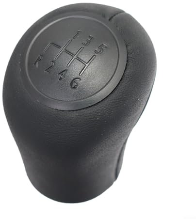 Alanmoship Pomo de palanca de cambios manual de cuero de 6 velocidades para Mercedes W639 VITO 2003 2004 2005 2006 2007 2008 2009 2010