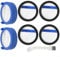 Ersatz-Filter-Set für AEG 8000 ASKW4 ESKW4 FX8 AZE156 EFP91835 Staubsauger, 5-stufiges Filtersystem, waschbare Vormotor- & Hygienefilter