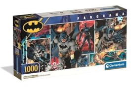Clementoni Jigsaw Puzzle Panorama 1000 pieces, Batman, Puzzle for Adults 14-99 Years, Compact box, Made in Italy, 39500
