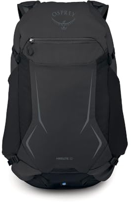 Osprey Hikelite Unisex Hiking Bag, 32L, Raven Black