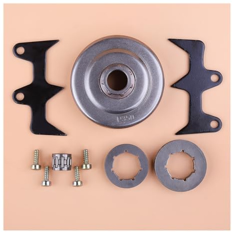 RSIGAVEK .325 Sprocket Clutch Drum Rim Kit Fit For 235 235E 240 240E 130 136 137 141 142 Chainsaw Felling Dog Bumper Spike Bearing