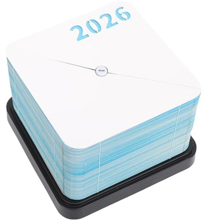 Vvikizy 3D-Notizblock in Erdform, Handgerissenes Papier, Schnitzerei, Skulptur, Notizblock mit Kalender 2026 für Zuhause, Büro, Dekoration, Urlaub, Geburtstagsgeschenk